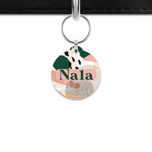 Bailey & Bone Mini Pet ID Tag Pastel Abstract Mini Pet Tag