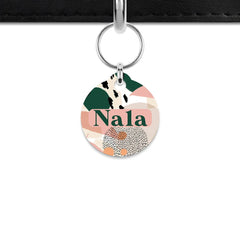Pastel Abstract Mini Pet ID Tag