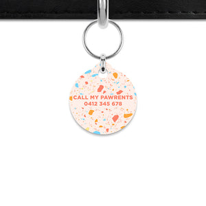 Bailey & Bone Mini Pet ID Tag Summer Terrazzo Mini Pet Tag