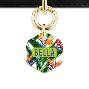 Bailey & Bone Pet ID Tag Bird Of Paradise Pet Tag