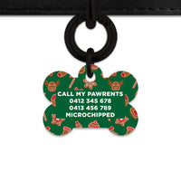 Bailey & Bone Pet ID Tag Christmas Cookies Dog Tag