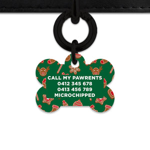 Bailey & Bone Pet ID Tag Christmas Cookies Dog Tag