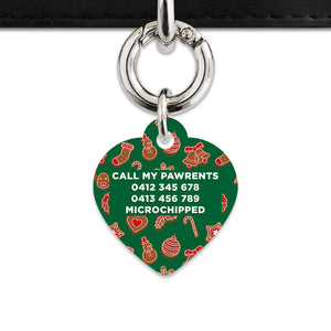 Bailey & Bone Pet ID Tag Christmas Cookies Dog Tag