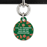 Bailey & Bone Pet ID Tag Christmas Cookies Dog Tag
