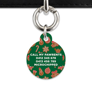 Bailey & Bone Pet ID Tag Christmas Cookies Dog Tag