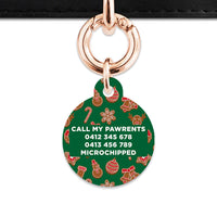 Bailey & Bone Pet ID Tag Christmas Cookies Dog Tag