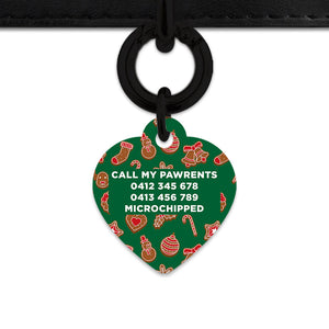 Bailey & Bone Pet ID Tag Christmas Cookies Dog Tag