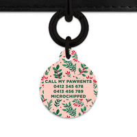 Bailey & Bone Pet ID Tag Christmas Florals Dog Tag