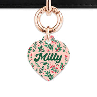 Bailey & Bone Pet ID Tag Christmas Florals Dog Tag