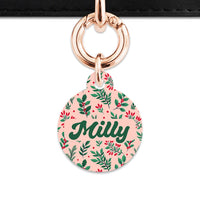 Bailey & Bone Pet ID Tag Christmas Florals Dog Tag