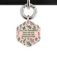 Bailey & Bone Pet ID Tag Christmas Florals Dog Tag