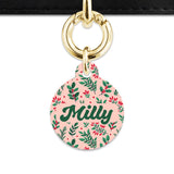 Bailey & Bone Pet ID Tag Christmas Florals Dog Tag
