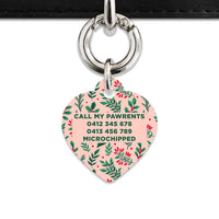 Bailey & Bone Pet ID Tag Christmas Florals Dog Tag