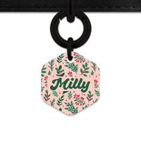Bailey & Bone Pet ID Tag Christmas Florals Dog Tag
