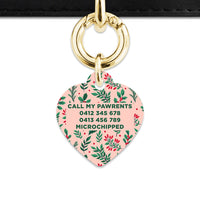 Bailey & Bone Pet ID Tag Christmas Florals Dog Tag