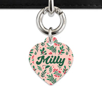 Bailey & Bone Pet ID Tag Christmas Florals Dog Tag