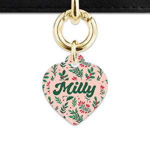 Bailey & Bone Pet ID Tag Christmas Florals Dog Tag