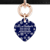 Bailey & Bone Pet ID Tag Snowflakes Dog Tag