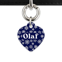 Bailey & Bone Pet ID Tag Snowflakes Dog Tag
