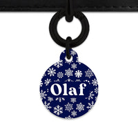 Bailey & Bone Pet ID Tag Snowflakes Dog Tag