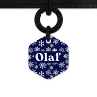 Bailey & Bone Pet ID Tag Snowflakes Dog Tag