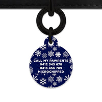 Bailey & Bone Pet ID Tag Snowflakes Dog Tag