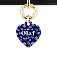 Bailey & Bone Pet ID Tag Snowflakes Dog Tag