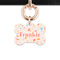 Bailey & Bone Pet ID Tag Summer Terrazzo Pet Tag