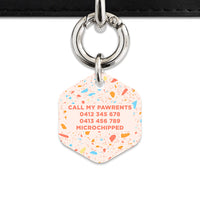 Bailey & Bone Pet ID Tag Summer Terrazzo Pet Tag