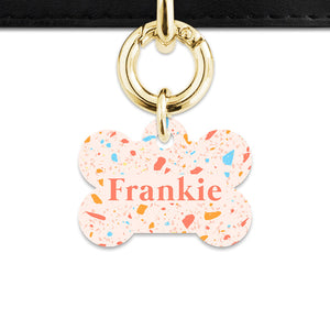 Bailey & Bone Pet ID Tag Summer Terrazzo Pet Tag