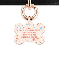 Bailey & Bone Pet ID Tag Summer Terrazzo Pet Tag
