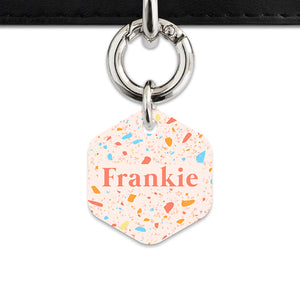 Bailey & Bone Pet ID Tag Summer Terrazzo Pet Tag