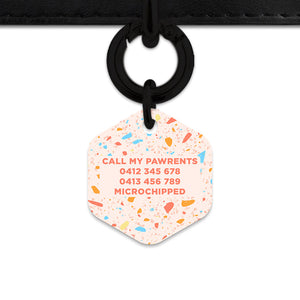 Bailey & Bone Pet ID Tag Summer Terrazzo Pet Tag