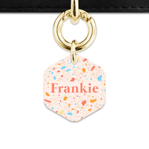 Bailey & Bone Pet ID Tag Summer Terrazzo Pet Tag