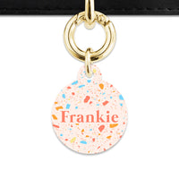 Bailey & Bone Pet ID Tag Summer Terrazzo Pet Tag