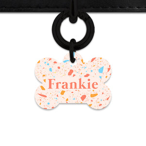 Bailey & Bone Pet ID Tag Summer Terrazzo Pet Tag