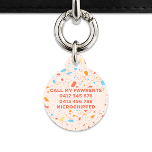 Bailey & Bone Pet ID Tag Summer Terrazzo Pet Tag