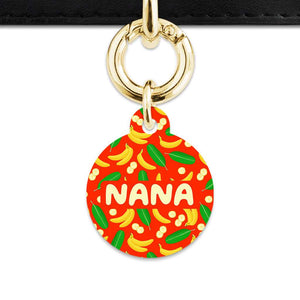 Bailey&Bone Pet Tag Bananas Pattern Pet Tag