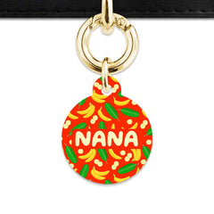 Bananas Pattern Pet ID Tag