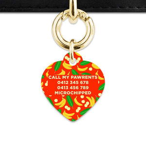 Bailey&Bone Pet Tag Bananas Pattern Pet Tag