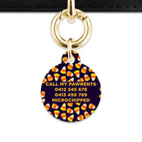Bailey & Bone Pet Tag Candy Corn Pattern Pet Tag