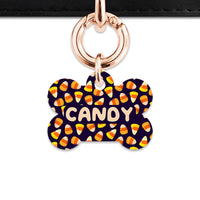 Bailey & Bone Pet Tag Candy Corn Pattern Pet Tag