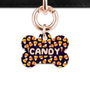 Bailey & Bone Pet Tag Candy Corn Pattern Pet Tag