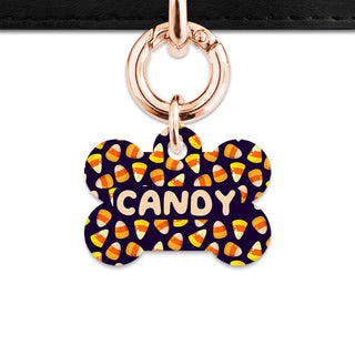 Bailey & Bone Pet Tag Candy Corn Pattern Pet Tag