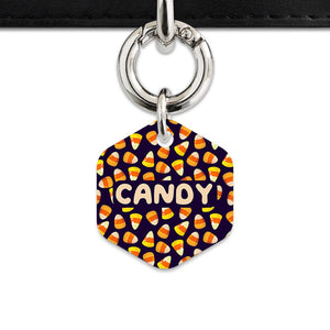 Bailey & Bone Pet Tag Candy Corn Pattern Pet Tag