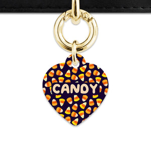 Bailey & Bone Pet Tag Candy Corn Pattern Pet Tag