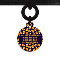 Bailey & Bone Pet Tag Candy Corn Pattern Pet Tag