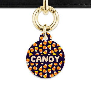 Bailey & Bone Pet Tag Candy Corn Pattern Pet Tag
