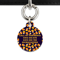 Bailey & Bone Pet Tag Candy Corn Pattern Pet Tag