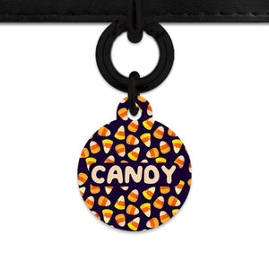 Bailey & Bone Pet Tag Candy Corn Pattern Pet Tag